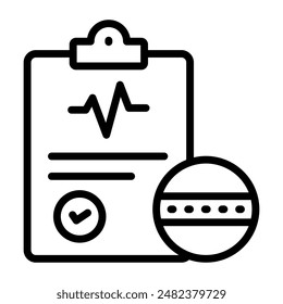 Diseño de Vector de moda del informe del corazón

