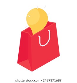 Trendy vector design of innovation shopping