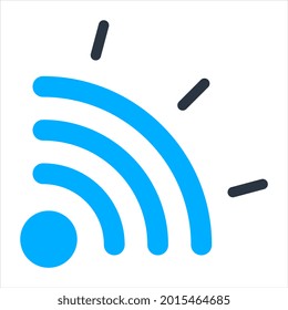 Diseño vectorial moderno de señales de Internet