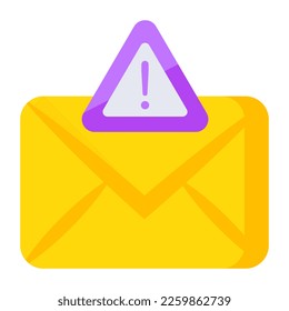 Diseño vectorial de moda de error de correo