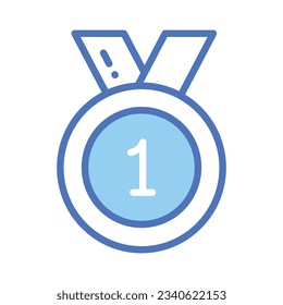 A trendy vector design of medal in modern style, an editable icon of star medal