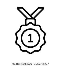Ein modisches Vektordesign von Medaille im modernen Stil