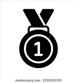 A trendy vector design of medal in modern style, an editable icon of medal