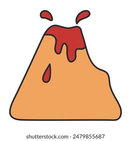 Trendy vector design of melting 

