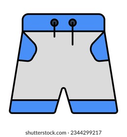 Diseño vectorial de moda del corto masculino