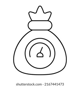 Un moderno diseño vectorial de la eficiencia monetaria