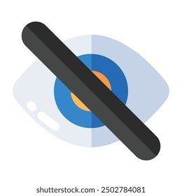 Trendy vector design of no vision
