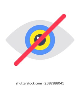 Trendy vector design of no vision