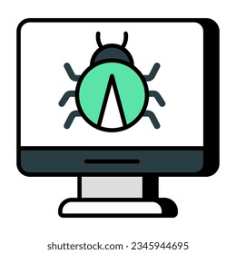 Diseño vectorial de moda de un error en línea