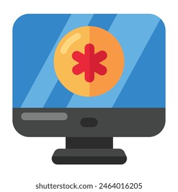 Diseño de moda del Vector de la medicación en línea