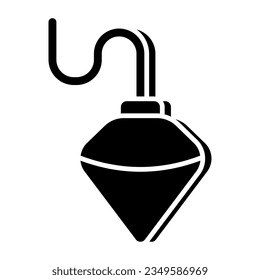 A trendy vector design of plumb bob