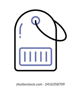 Trendy vector design of price tag in editable style, a well crafted icon of sale tag