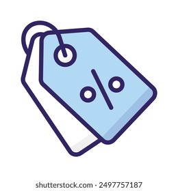 Trendy vector design of price tag in editable style, a well crafted icon of sale tag