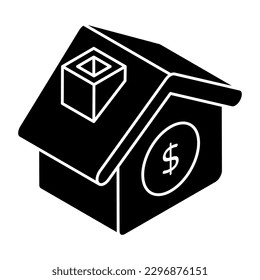 Diseño vectorial moderno de pago de propiedades
