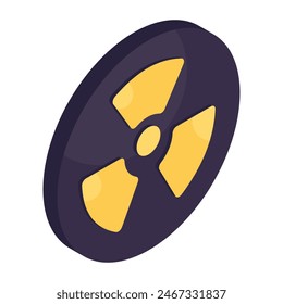 Diseño de moda del Vector de la señal radiactiva