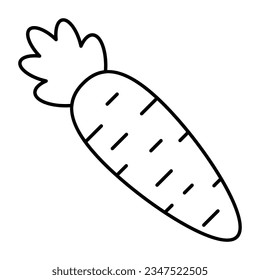 Trendy vector design of radish 