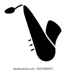 Diseño vectorial de moda del saxofón