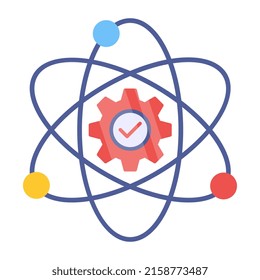 Trendy Vektordesign des Wissenschaftsmanagements