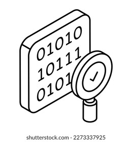 Trendy vector design of search binary data 