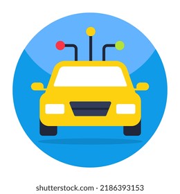 Trendy Vektordesign von Smart Car