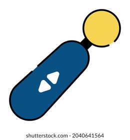 Trendy vector design of vr game
