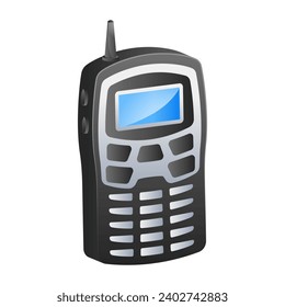 A trendy vector design of walkie talkie icon