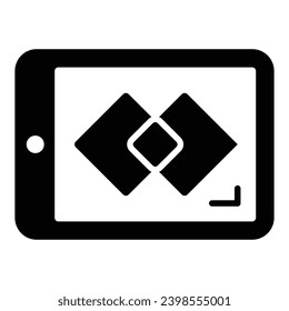 Trendy vector of digital art in modern style, ready to use vector