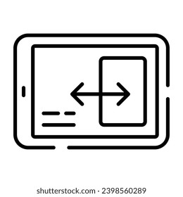 Trendy vector of digital art in modern style, ready to use vector