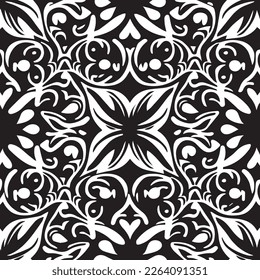 Trendy vector graphics collection that includes colorful Indian-inspired designs as well as classic Western baroque elements. Our selection features repeating monochrome patterns and intricate