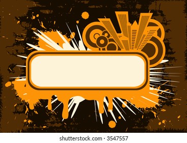 trendy vector grunge urban design