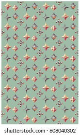 Trendy vector hipster pattern with colorful complex geometric shapes. Abstract geometric background. Wire frame mesh polygonal element.