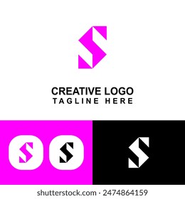 Trendy vector logo of letter S. You can use it for business logo