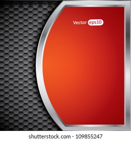 Trendvektor, Metallhintergrund