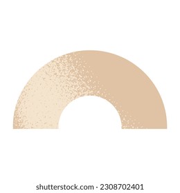 Trendy vector minimalist geometric basic gradient element grunge shape abstract Figures bauhaus forms Retro style texture illustration. Modern design poster, cover, card design.