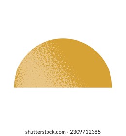 Trendy vector minimalist geometric basic gradient element grunge shape abstract Figures bauhaus forms Retro style texture illustration. Modern design poster, cover, card design.