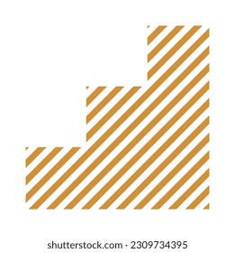 Trendy vector minimalist geometric basic lines element. Shape abstract figure bauhaus form. Retro style texture illustration. Modern design poster, cover, card design