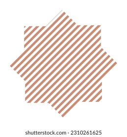 Trendy vector minimalist geometric basic lines element. Shape abstract figure bauhaus form. Retro style texture illustration. Modern design poster, cover, card design.