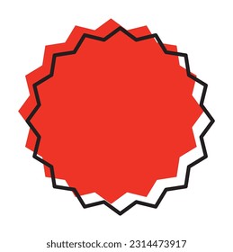 Estilo vectorial minimalista de color de línea geométrica elemento floral básico. Forma de bauhaus figura abstracta de forma. Ilustración de textura de estilo retro. Afiche moderno de diseño, portada, diseño de tarjeta