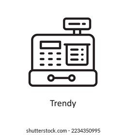 Trendy Vector Outline Icon Design Illustration. Medizinisches Symbol auf weißem Hintergrund EPS10-Datei