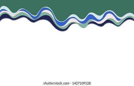Trendy vector paper cut 3d effect multicolored background layers. Colorful waves and lines curved. Papercut abstract concept texture. Cutout wavy decoration. Paper art.