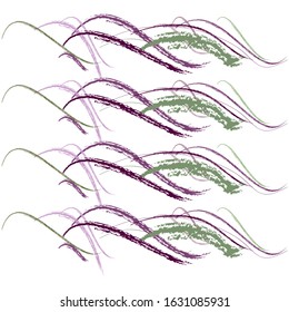 Trendy vector pattern with brush Abstract bright card