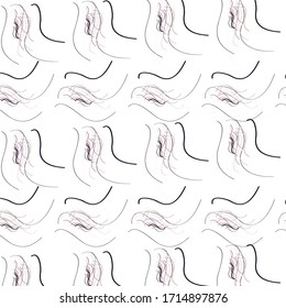 Trendy vector pattern with brush Abstract bright card