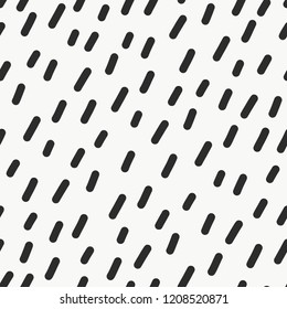 Trendy vector seamless pattern with abstract forms. Paper cutouts. Hand drawn modern design for card, print on clothes.