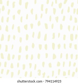 Trendy vector seamless pattern with brush strokes. Hand drawn abstract card, pastel colors. Monochrome hand drawn texture.