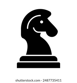 Trendy vector of strategy in editable style, chess pawn in modern design style