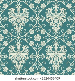 Trendy vector textile design, all over seamless pattern with tone colour illustration digital image printing factory  
