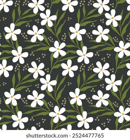 Trendy vector textile design, all over seamless pattern with tone colour illustration digital image printing factory  
