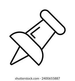 Trendy vector of thumbtack in modern style, ready to use icon