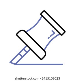 Trendy vector of thumbtack in modern style, ready to use icon