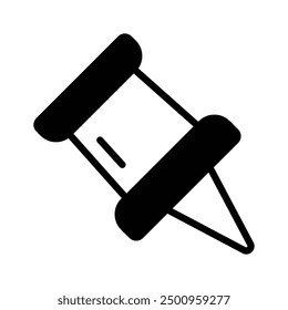 Trendy vector of thumbtack in modern style, ready to use icon